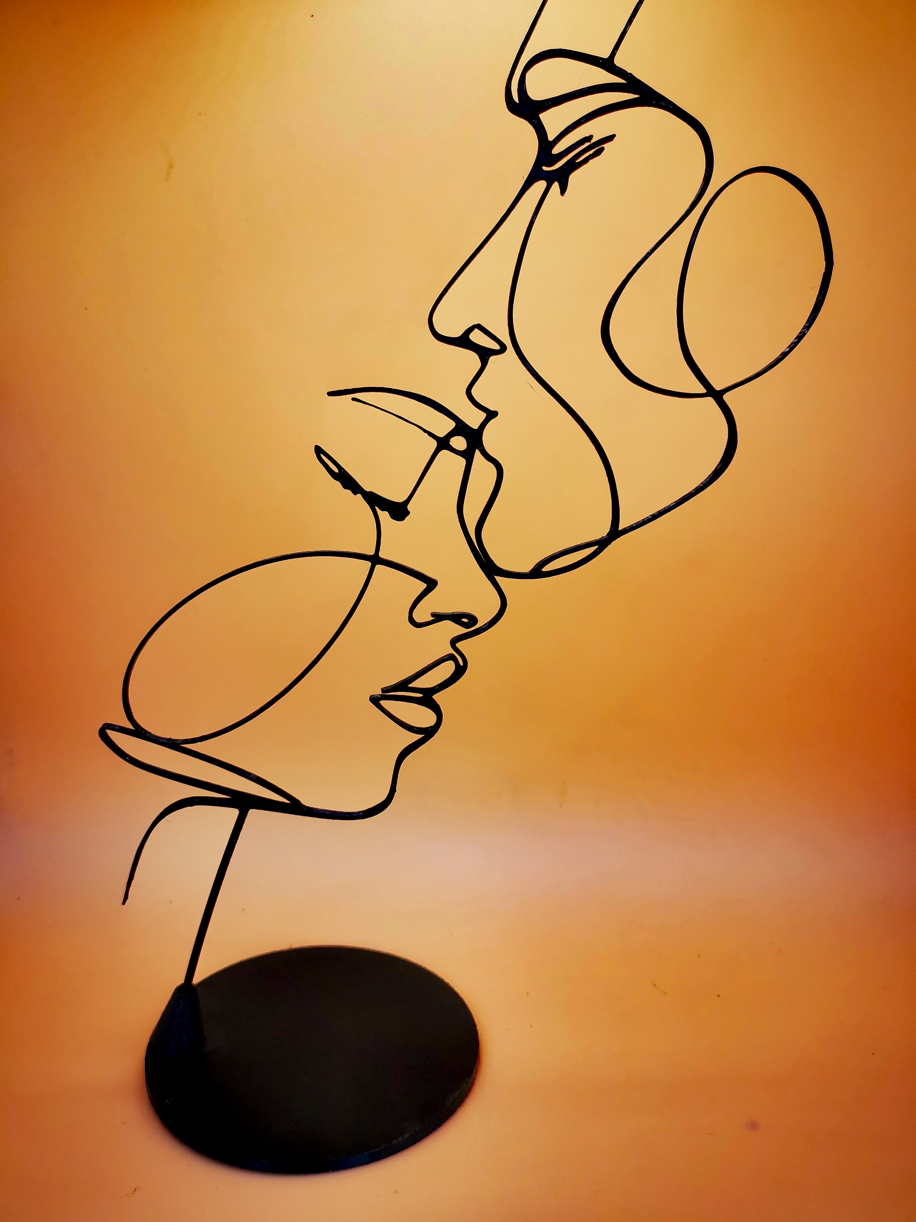 Statuette Baiser amant